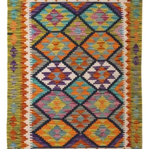 Kelimteppe - Splash - 143 x 101 cm - farget