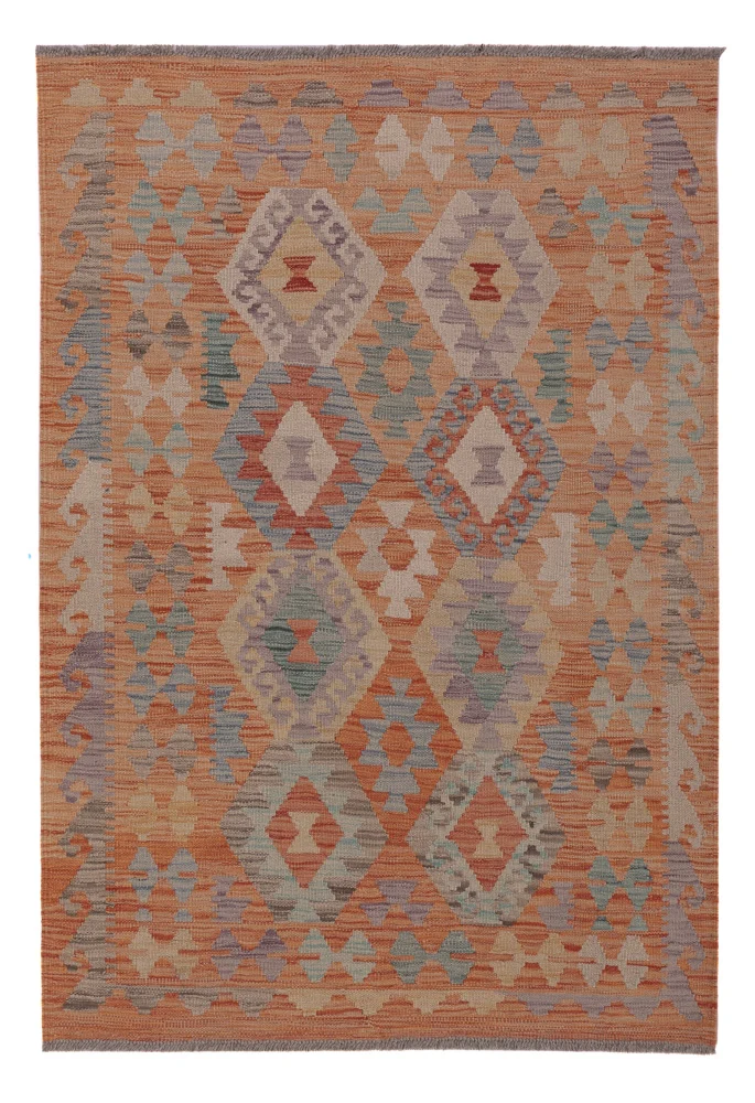 Kelimteppe - Splash - 147 x 104 cm - flerfarget