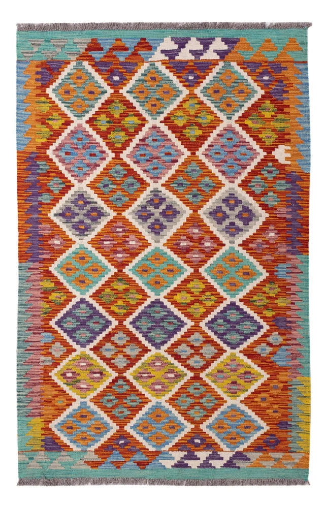 Kelimteppe - Splash - 150 x 100 cm - farget