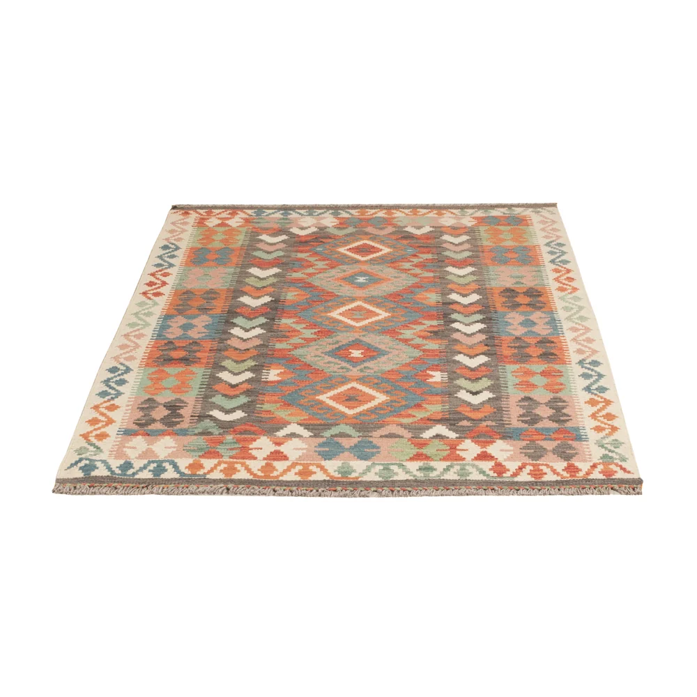 Kelimteppe - Splash - 150 x 101 cm - farget