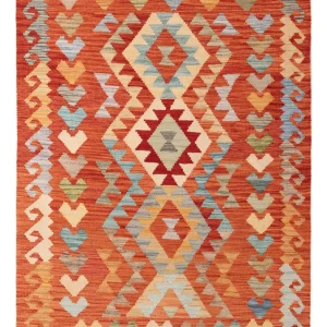 Kelimteppe - Splash - 150 x 109 cm - farget