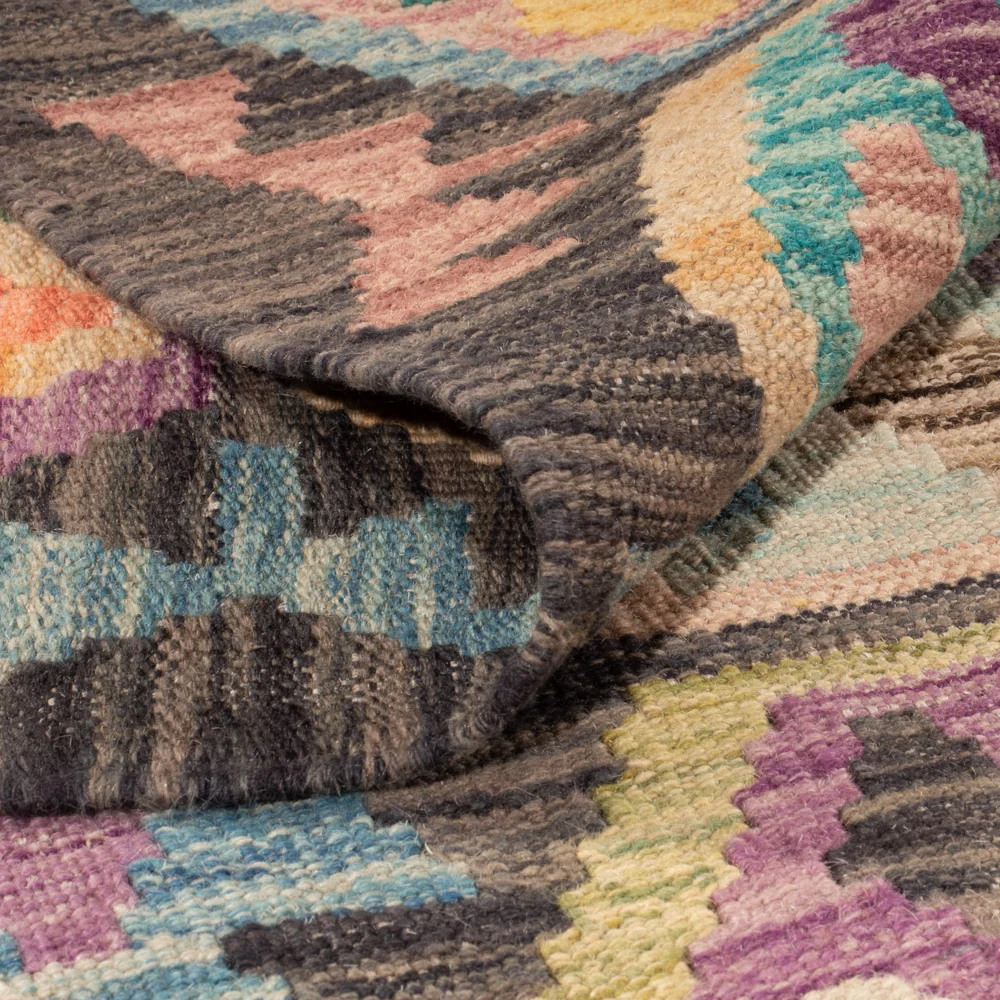 Kelimteppe - Splash - 151 x 100 cm - farget