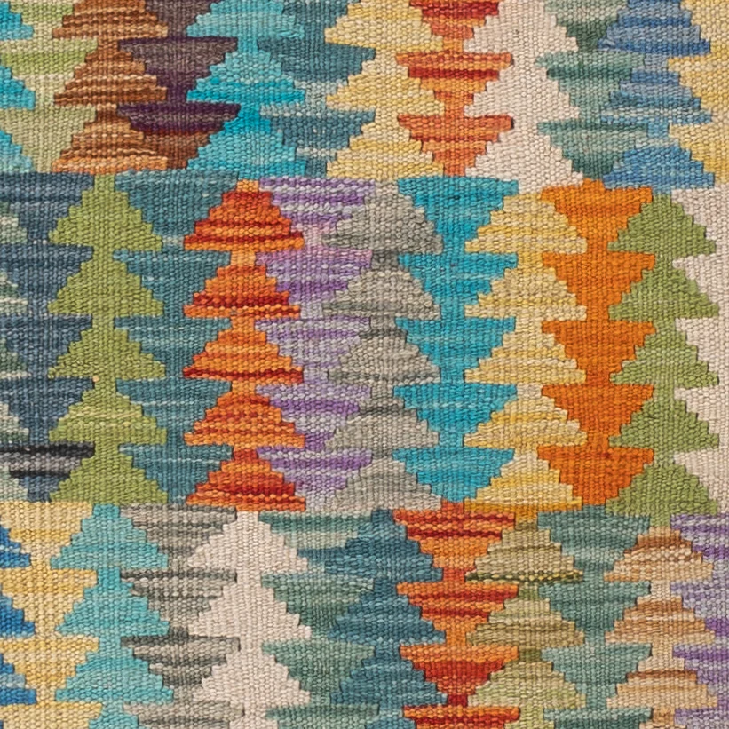 Kelimteppe - Splash - 151 x 104 cm - farget