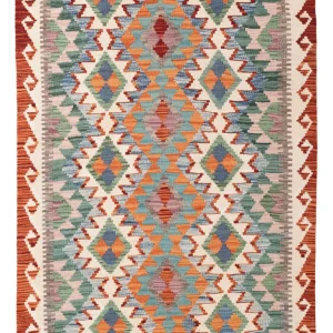 Kelimteppe - Splash - 154 x 108 cm - farget