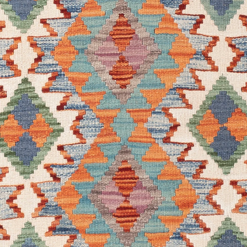 Kelimteppe - Splash - 154 x 108 cm - farget