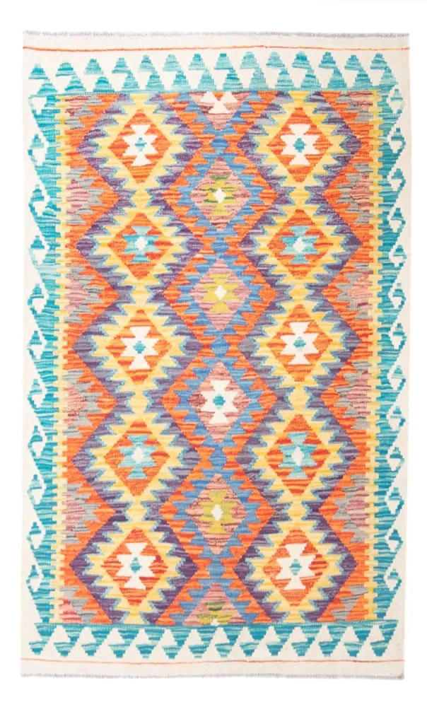 Kelimteppe - Splash - 155 x 102 cm - flerfarget
