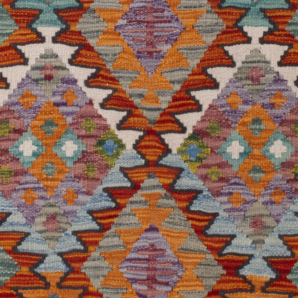 Kelimteppe - Splash - 155 x 99 cm - farget