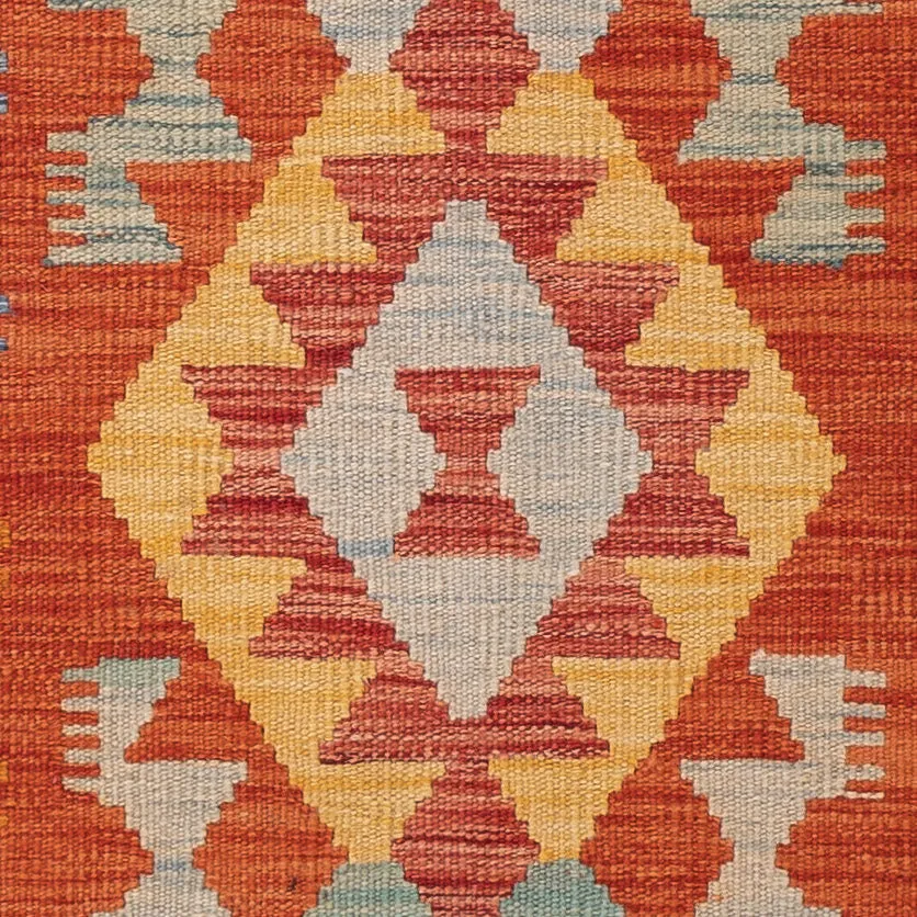 Kelimteppe - Splash - 157 x 101 cm - farget