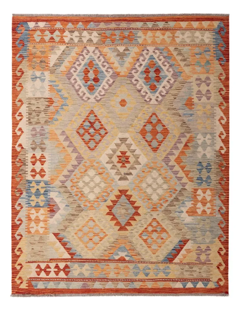 Kelimteppe - Splash - 170 x 132 cm - flerfarget
