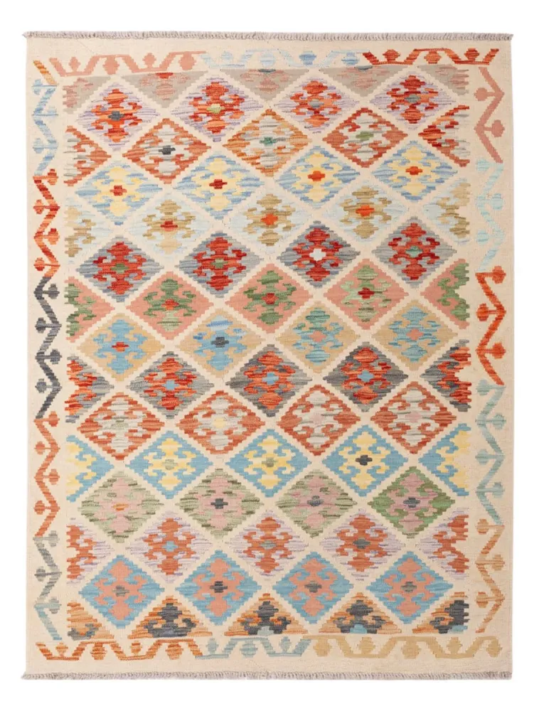 Kelimteppe - Splash - 171 x 129 cm - flerfarget
