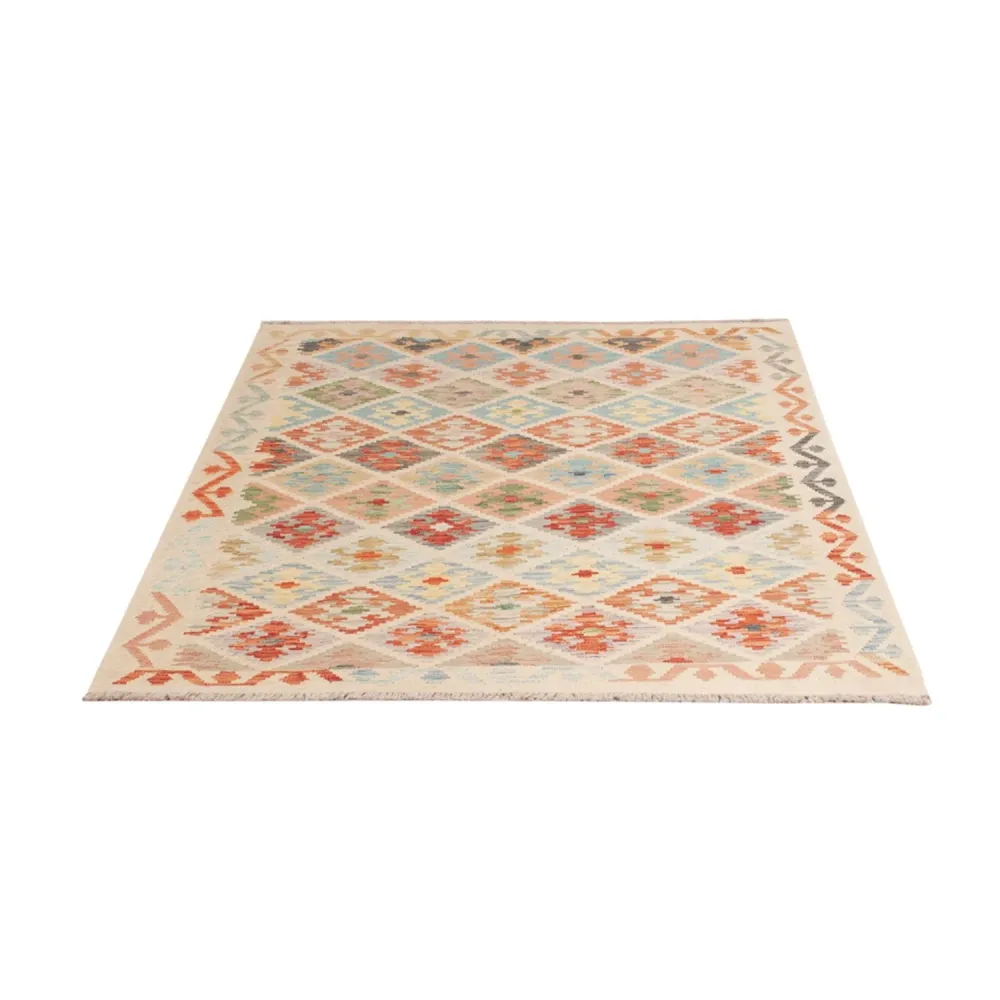 Kelimteppe - Splash - 171 x 129 cm - flerfarget