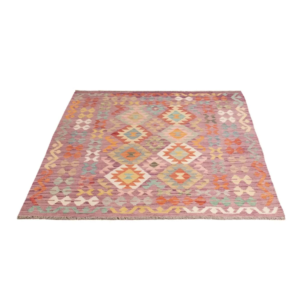Kelimteppe - Splash - 173 x 124 cm - flerfarget