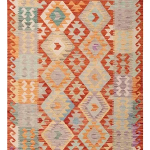 Kelimteppe - Splash - 174 x 122 cm - flerfarget