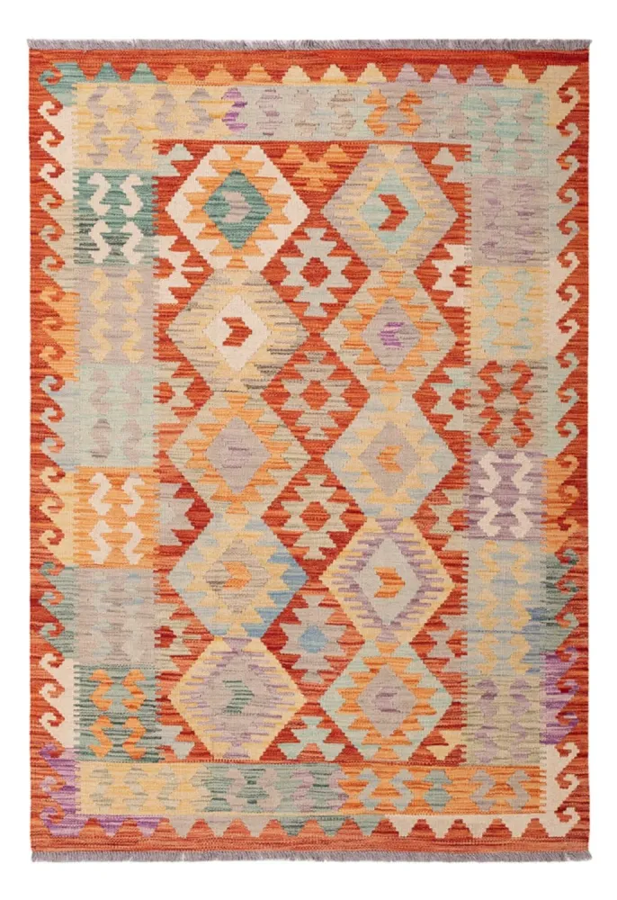 Kelimteppe - Splash - 174 x 122 cm - flerfarget