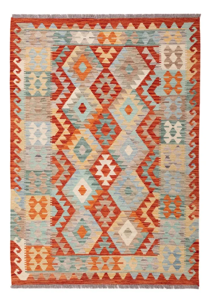 Kelimteppe - Splash - 174 x 125 cm - flerfarget