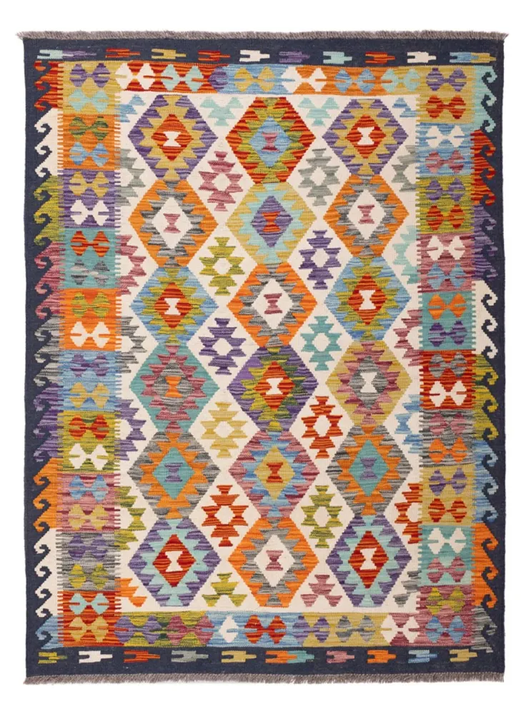 Kelimteppe - Splash - 174 x 127 cm - flerfarget