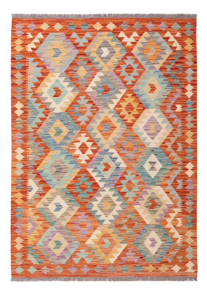 Kelimteppe - Splash - 175 x 124 cm - flerfarget