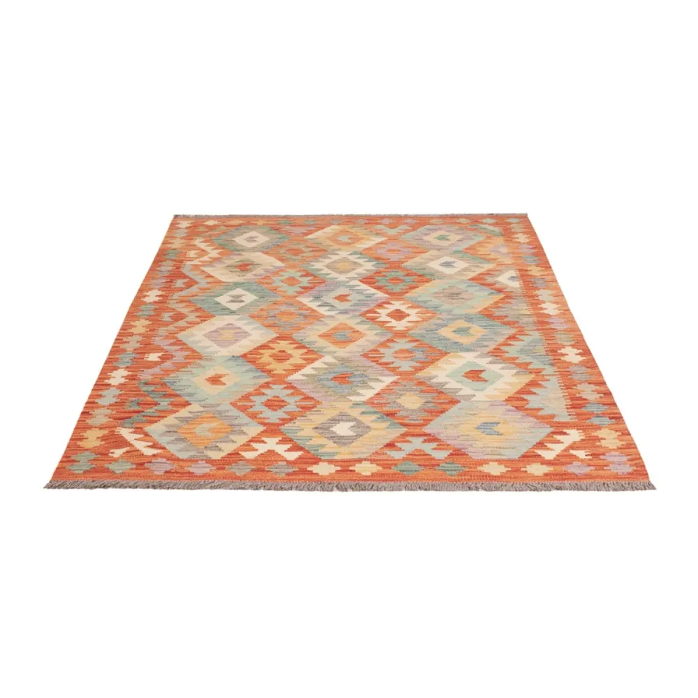 Kelimteppe - Splash - 175 x 124 cm - flerfarget