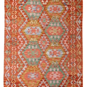 Kelimteppe - Splash - 177 x 118 cm - flerfarget