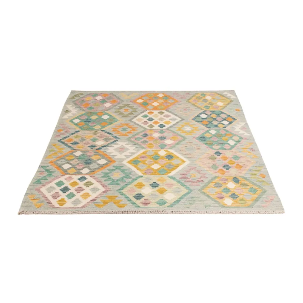 Kelimteppe - Splash - 177 x 124 cm - flerfarget