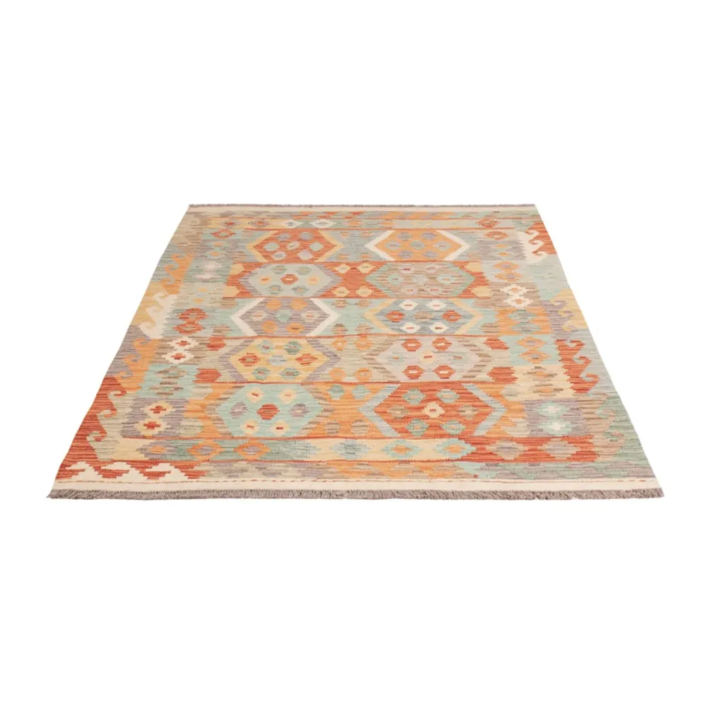 Kelimteppe - Splash - 177 x 125 cm - flerfarget