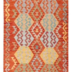 Kelimteppe - Splash - 180 x 115 cm - flerfarget