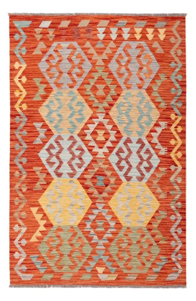 Kelimteppe - Splash - 180 x 115 cm - flerfarget
