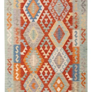 Kelimteppe - Splash - 180 x 127 cm - flerfarget
