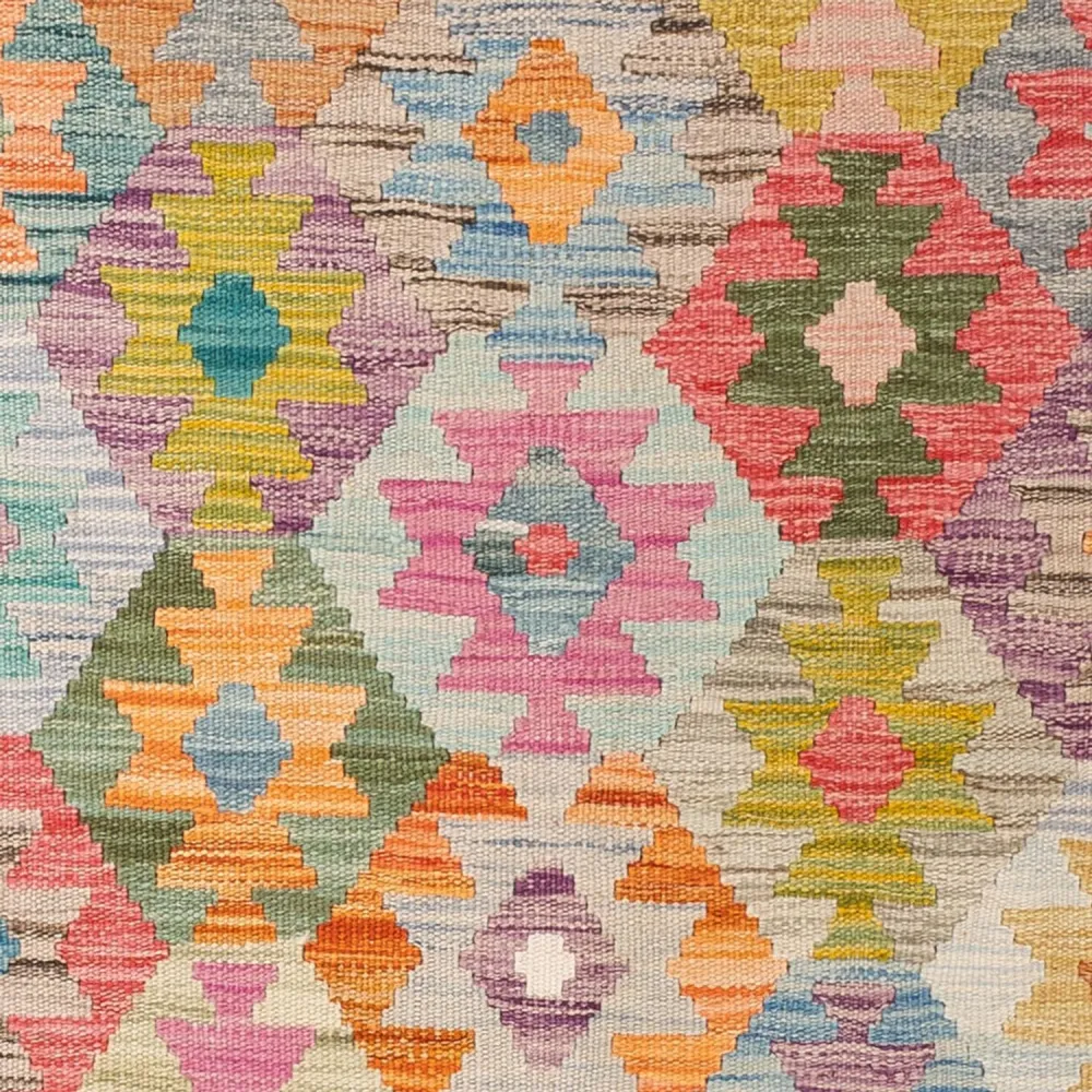 Kelimteppe - Splash - 181 x 120 cm - flerfarget