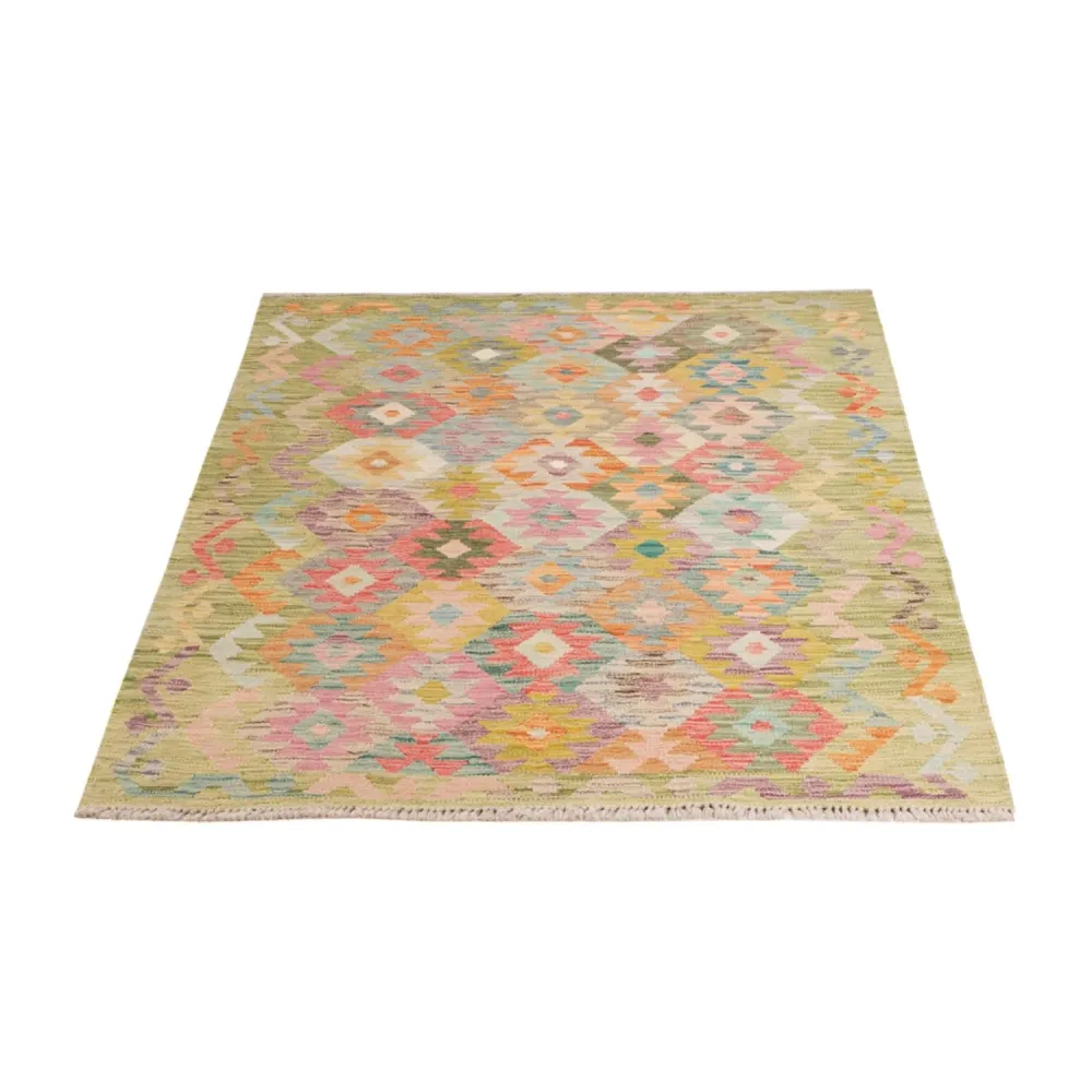 Kelimteppe - Splash - 181 x 120 cm - flerfarget