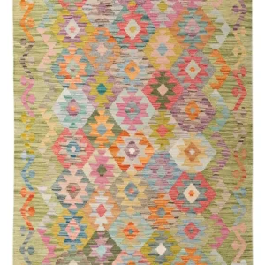 Kelimteppe - Splash - 181 x 120 cm - flerfarget