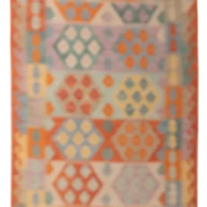 Kelimteppe - Splash - 182 x 124 cm - flerfarget