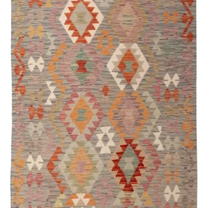 Kelimteppe - Splash - 184 x 122 cm - flerfarget