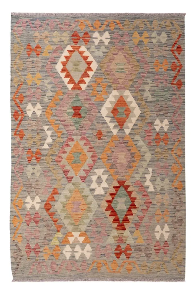 Kelimteppe - Splash - 184 x 122 cm - flerfarget