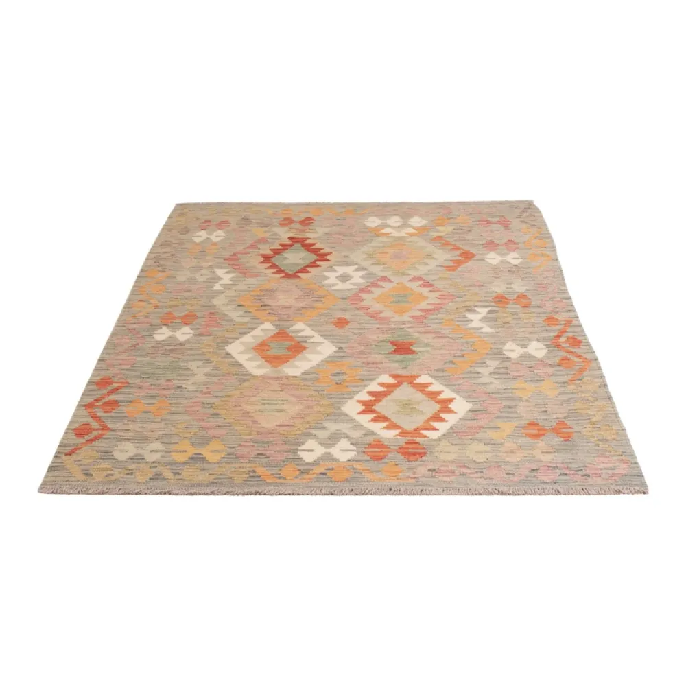 Kelimteppe - Splash - 184 x 122 cm - flerfarget