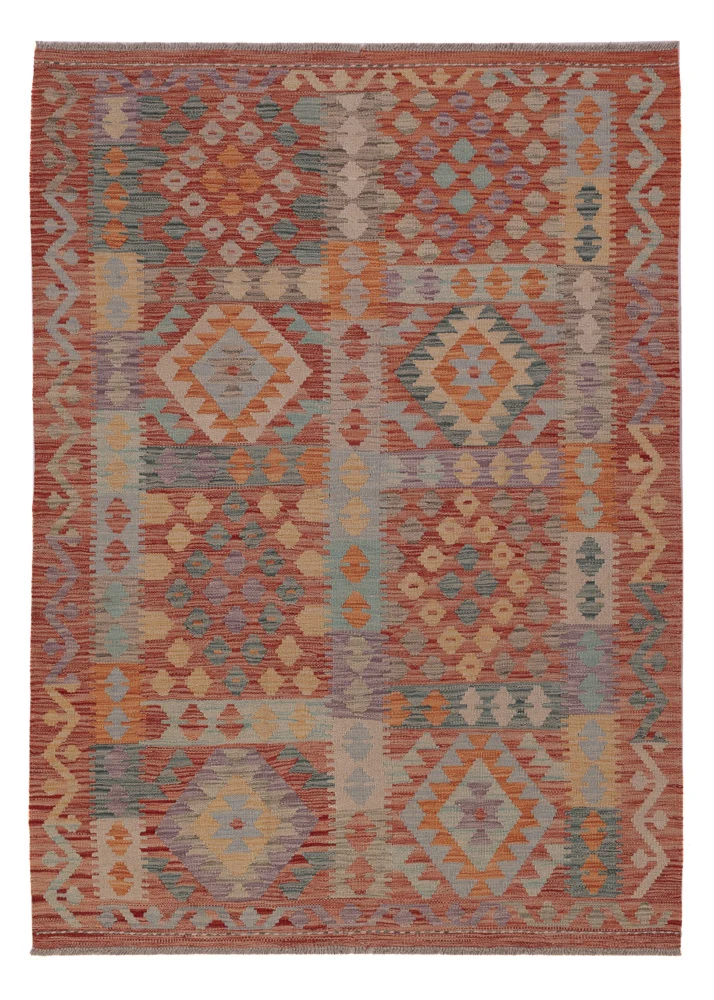 Kelimteppe - Splash - 186 x 134 cm - flerfarget