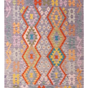 Kelimteppe - Splash - 187 x 134 cm - flerfarget