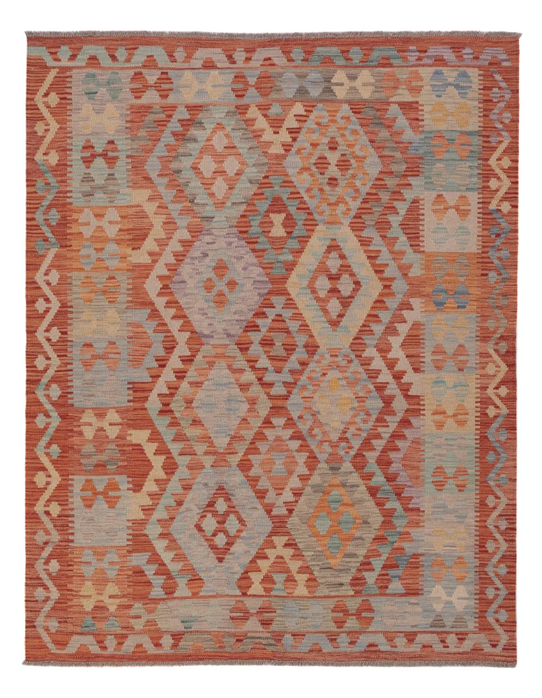 Kelimteppe - Splash - 192 x 151 cm - flerfarget