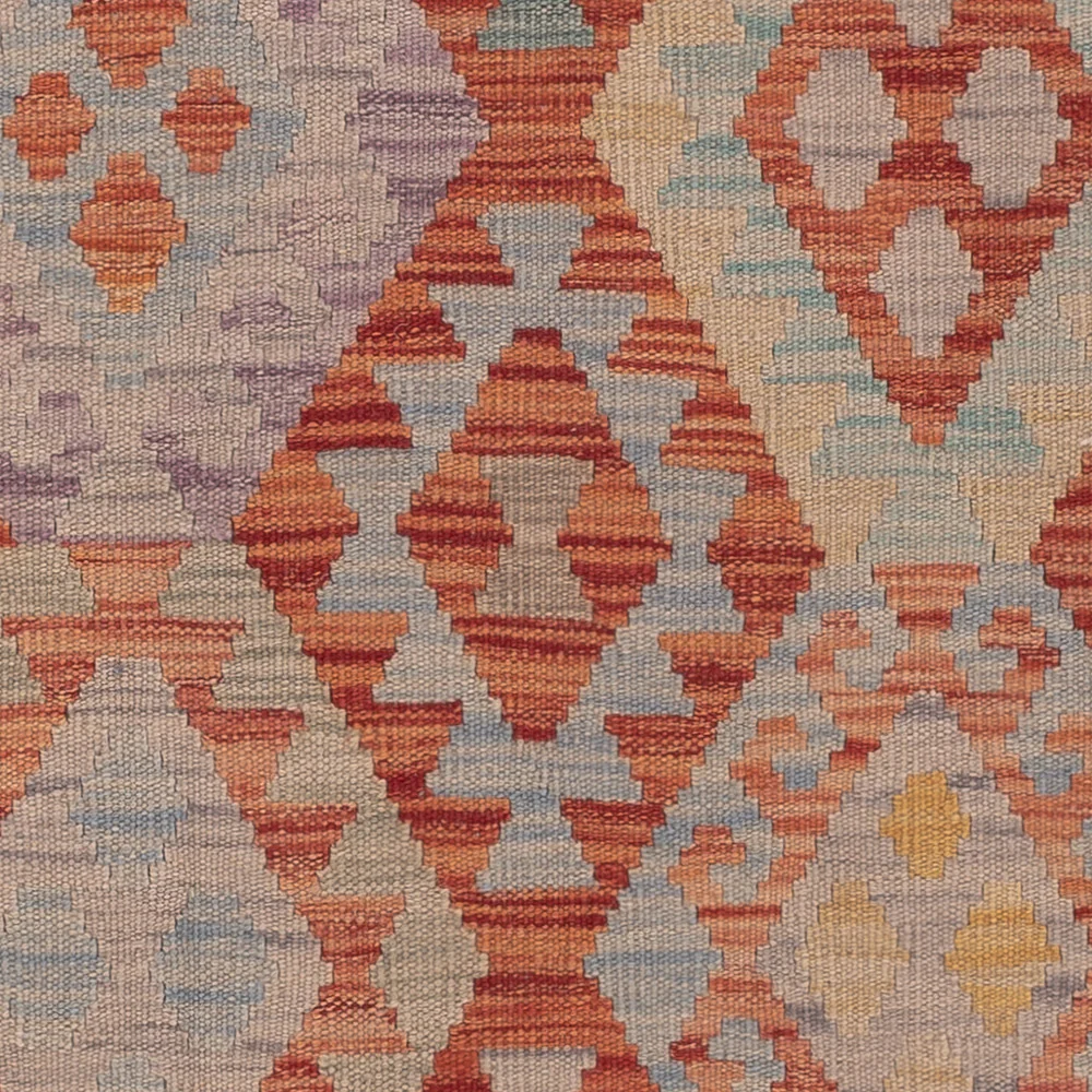 Kelimteppe - Splash - 192 x 151 cm - flerfarget