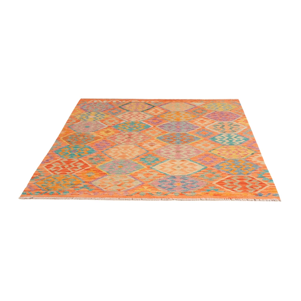 Kelimteppe - Splash - 195 x 149 cm - farget