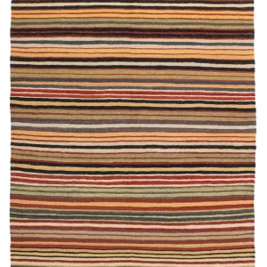 Kelimteppe - Splash - 195 x 152 cm - flerfarget