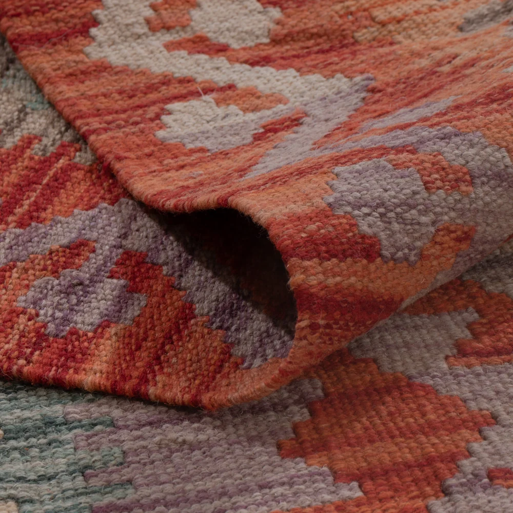 Kelimteppe - Splash - 198 x 152 cm - flerfarget