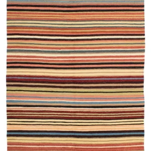 Kelimteppe - Splash - 199 x 156 cm - flerfarget