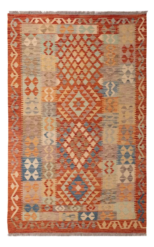 Kelimteppe - Splash - 200 x 122 cm - flerfarget