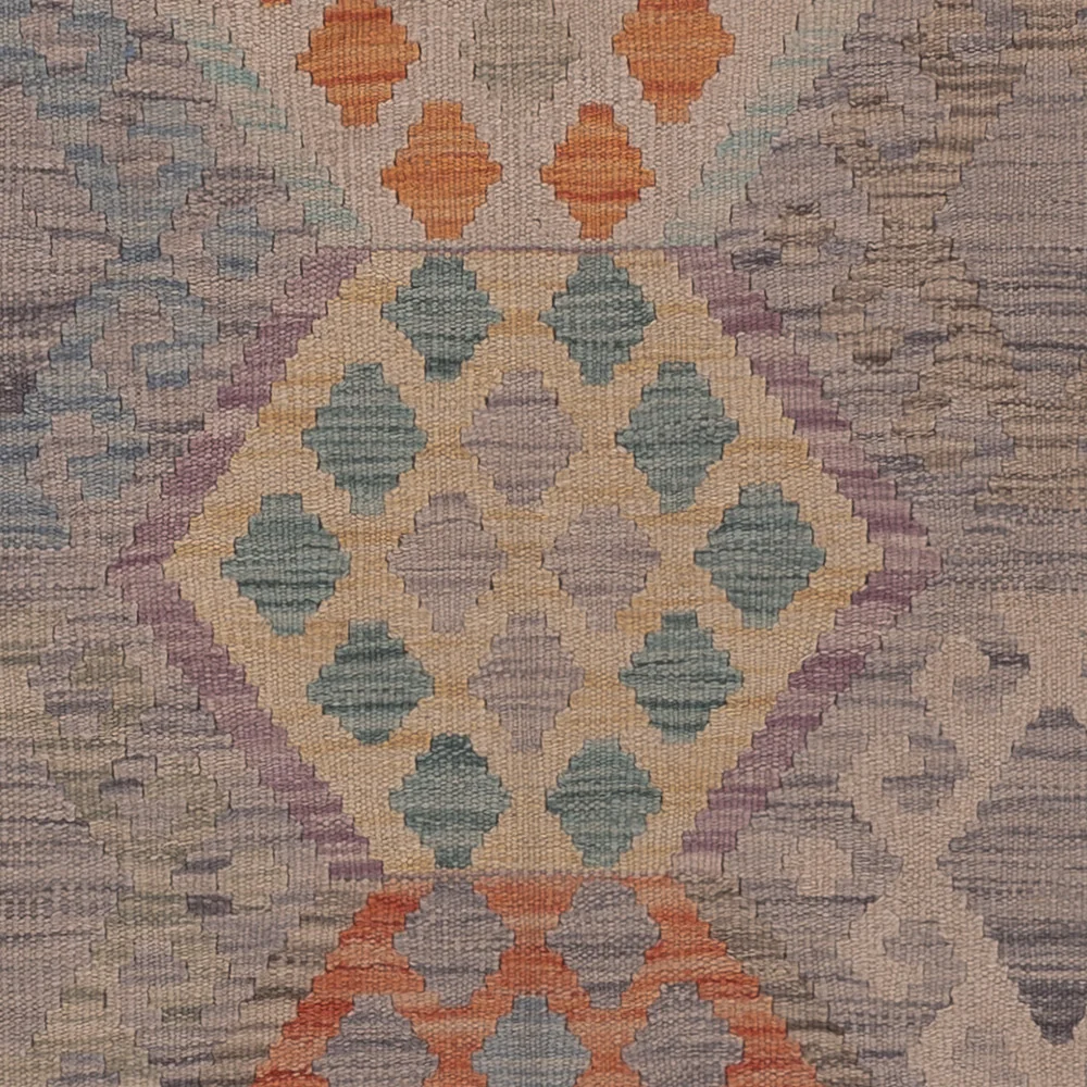 Kelimteppe - Splash - 200 x 153 cm - flerfarget