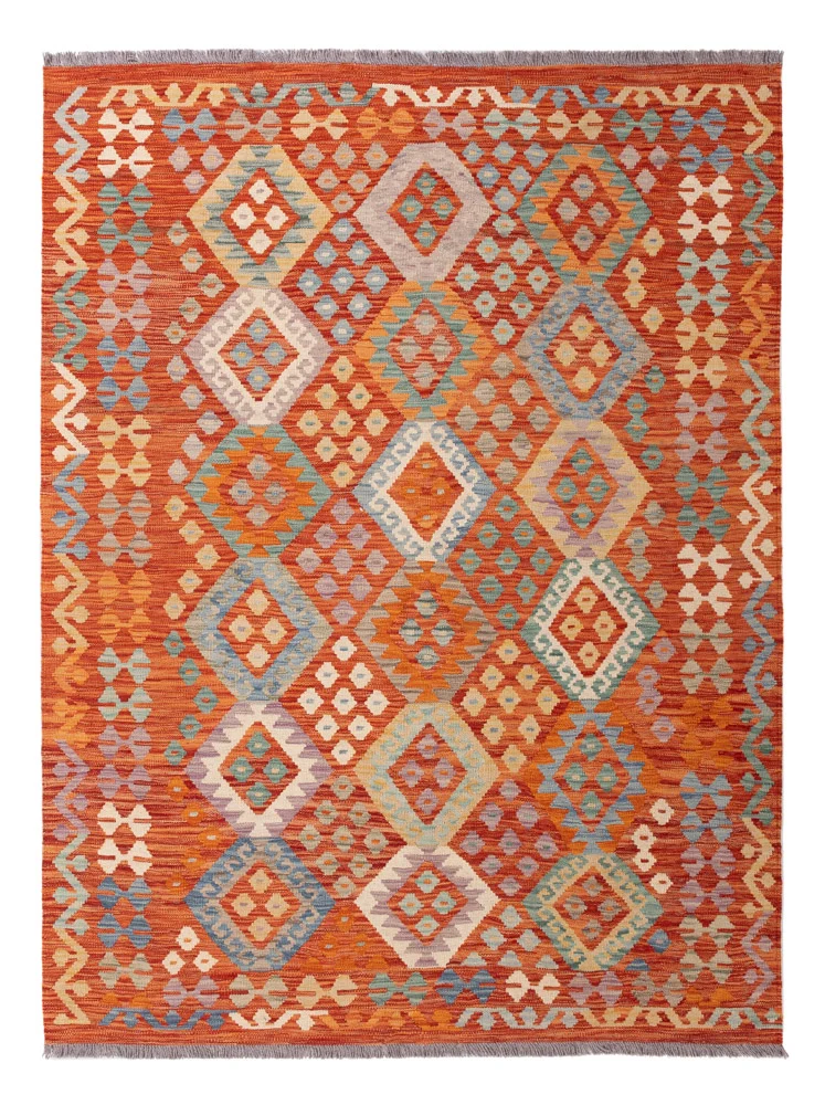 Kelimteppe - Splash - 203 x 155 cm - farget