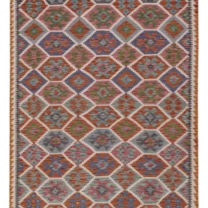 Kelimteppe - Splash - 204 x 146 cm - flerfarget