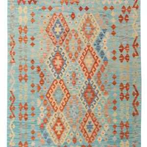 Kelimteppe - Splash - 206 x 155 cm - farget