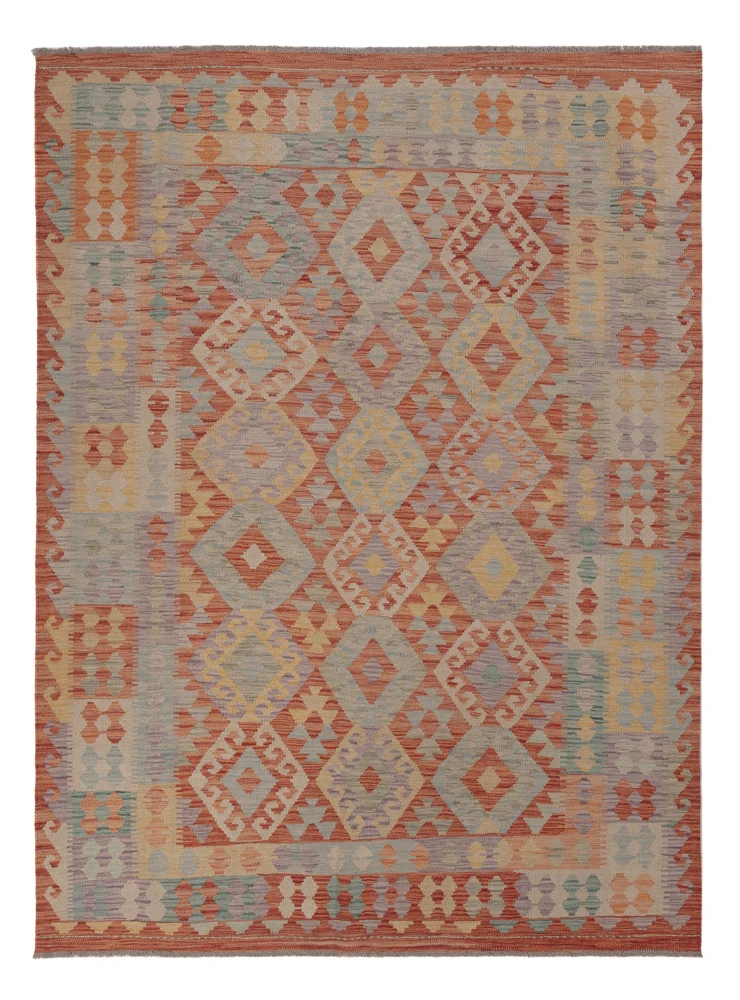 Kelimteppe - Splash - 230 x 172 cm - flerfarget