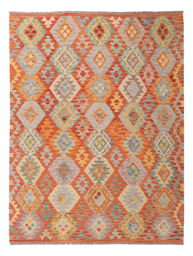 Kelimteppe - Splash - 230 x 173 cm - farget